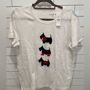 Loft Scottie Dog graphic tee